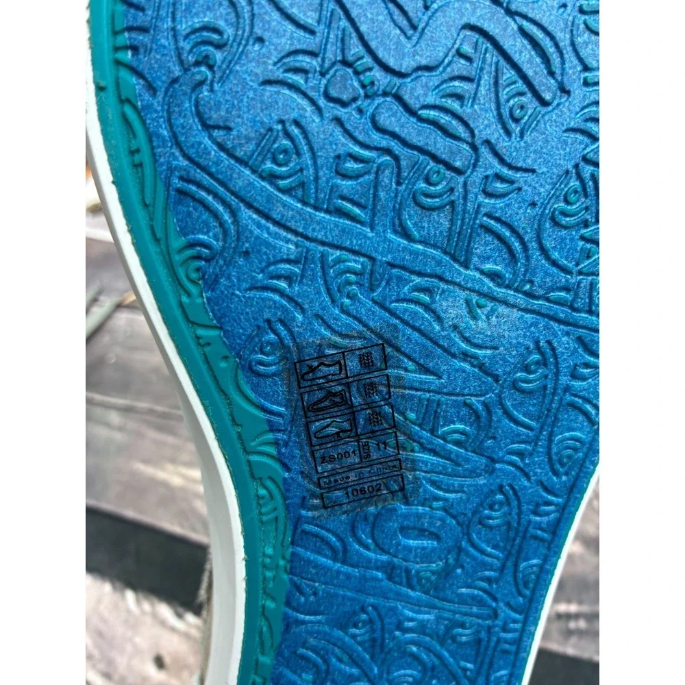 Blowfish Malibu Camo Canvas Slip On Sneakers Distressed Camouflage